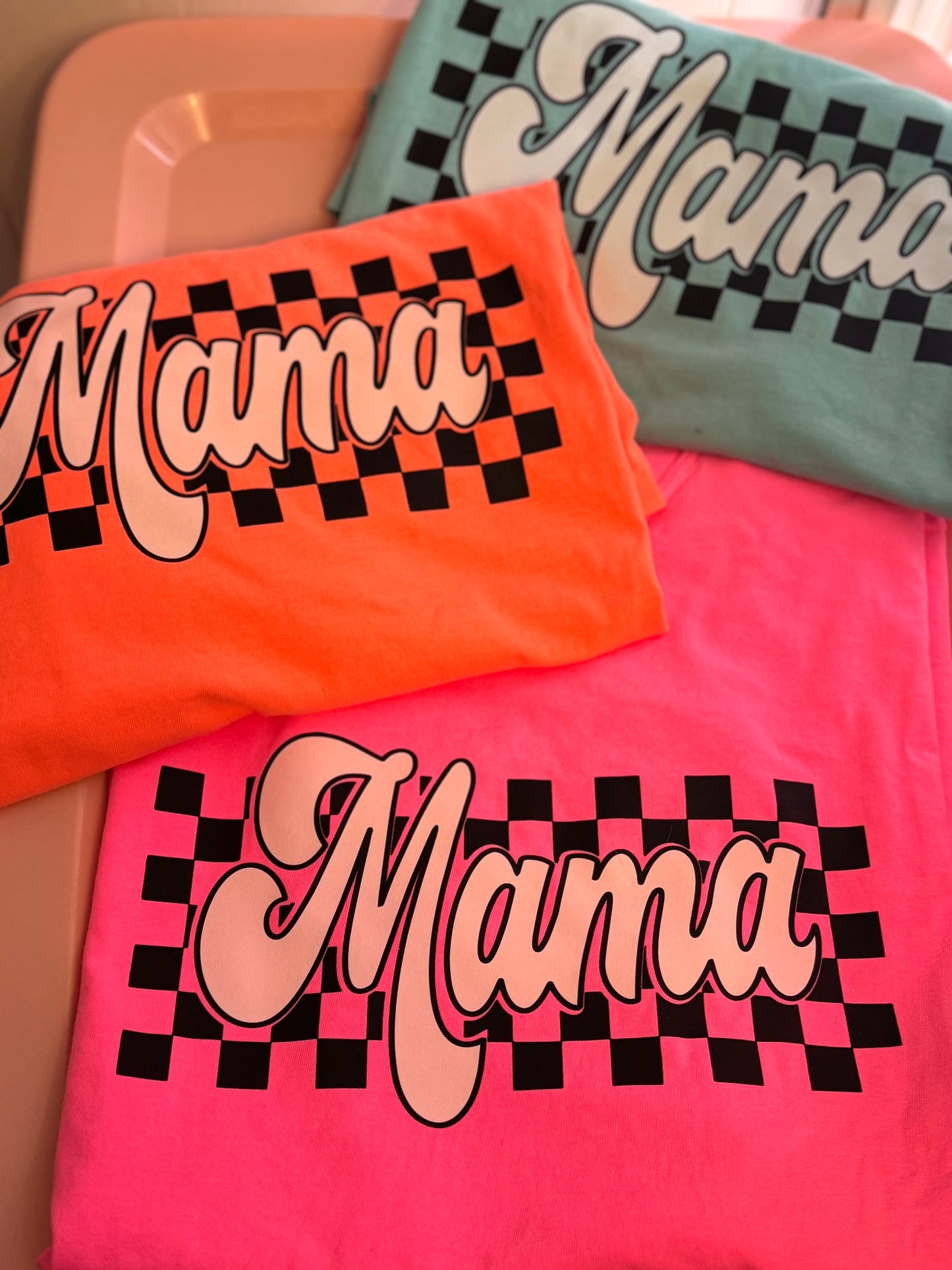 Nurse Comfort Colors Retro Checkered