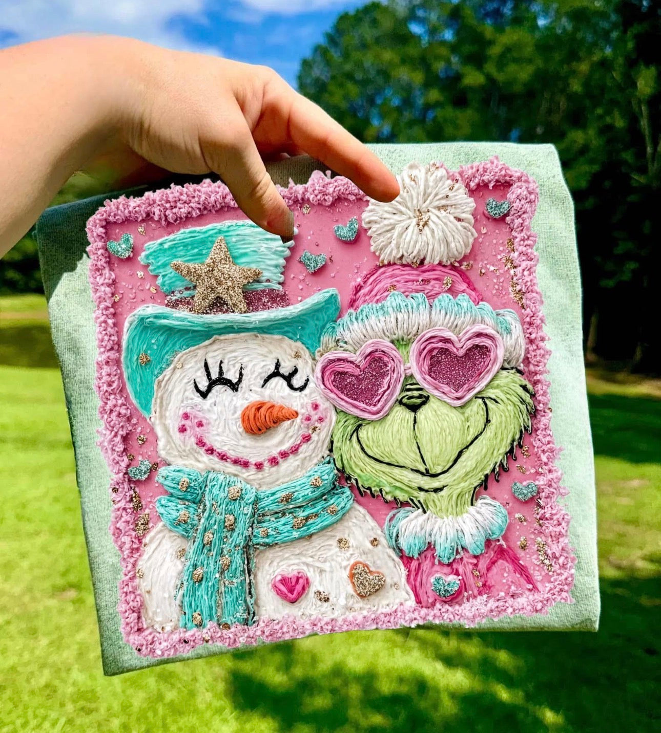 Snowman ⛄️ Grinch ❤️