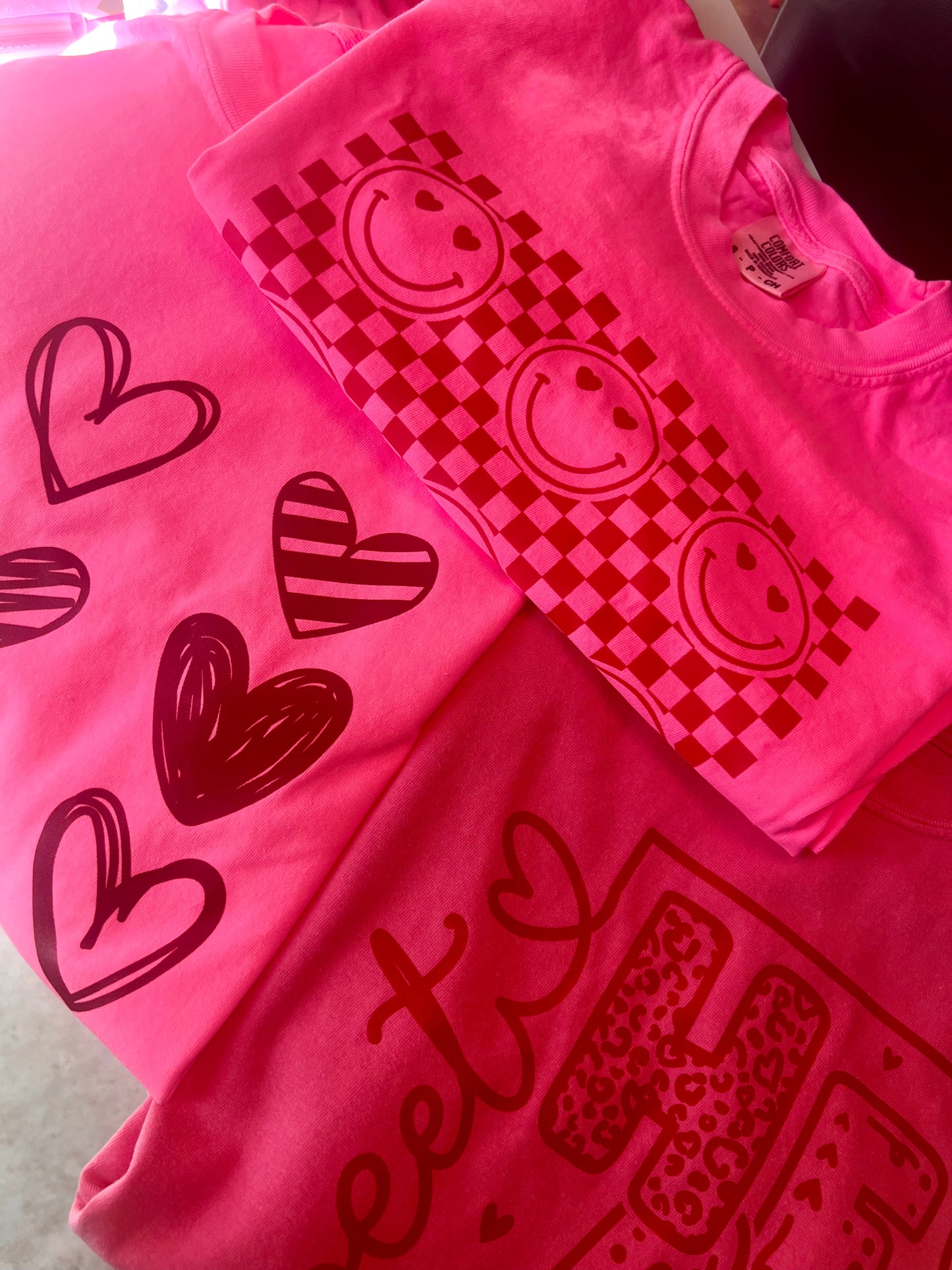 All Hearts Comfort Colors Short Sleeve