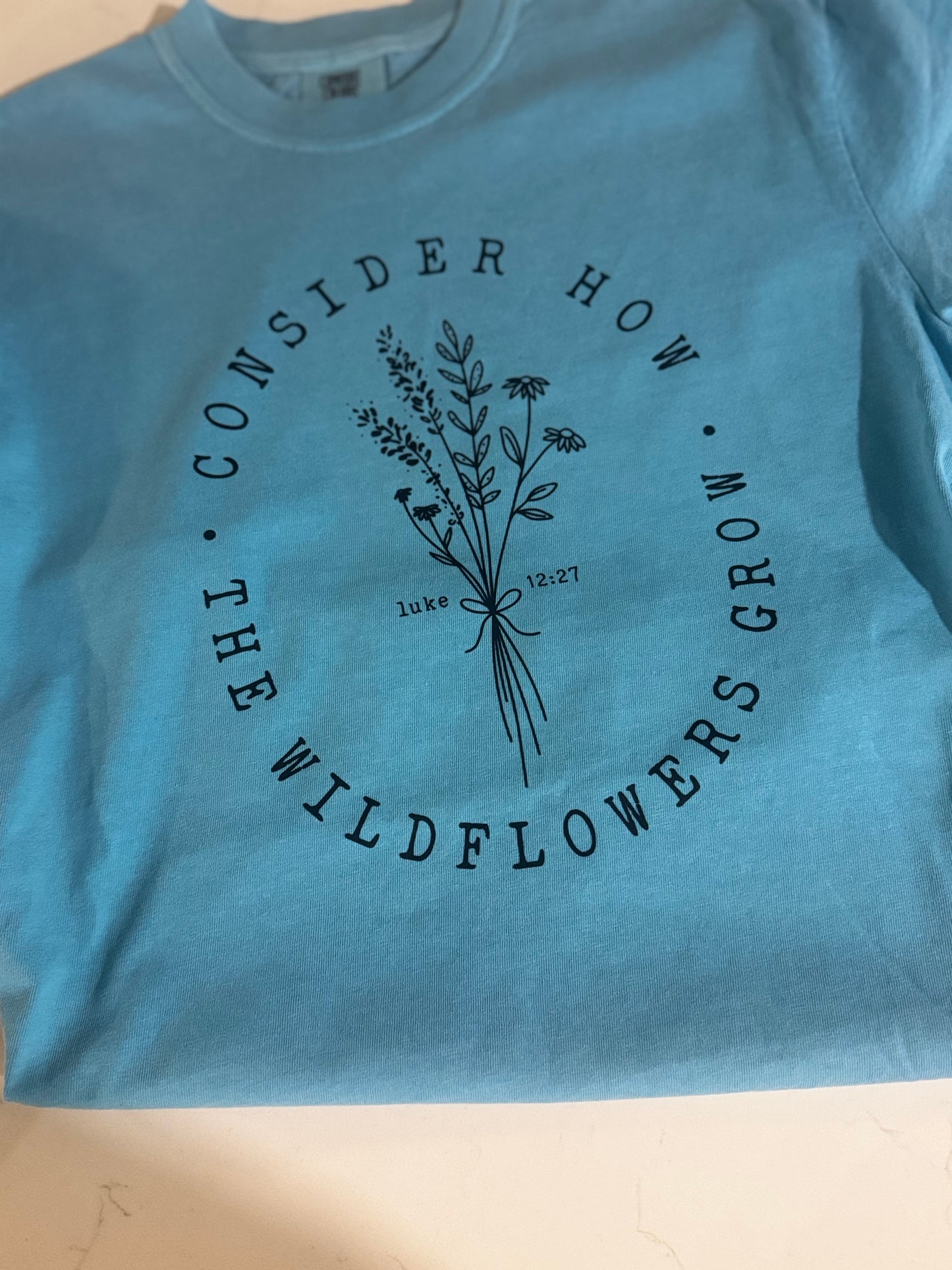 Consider how the wildflowers grow