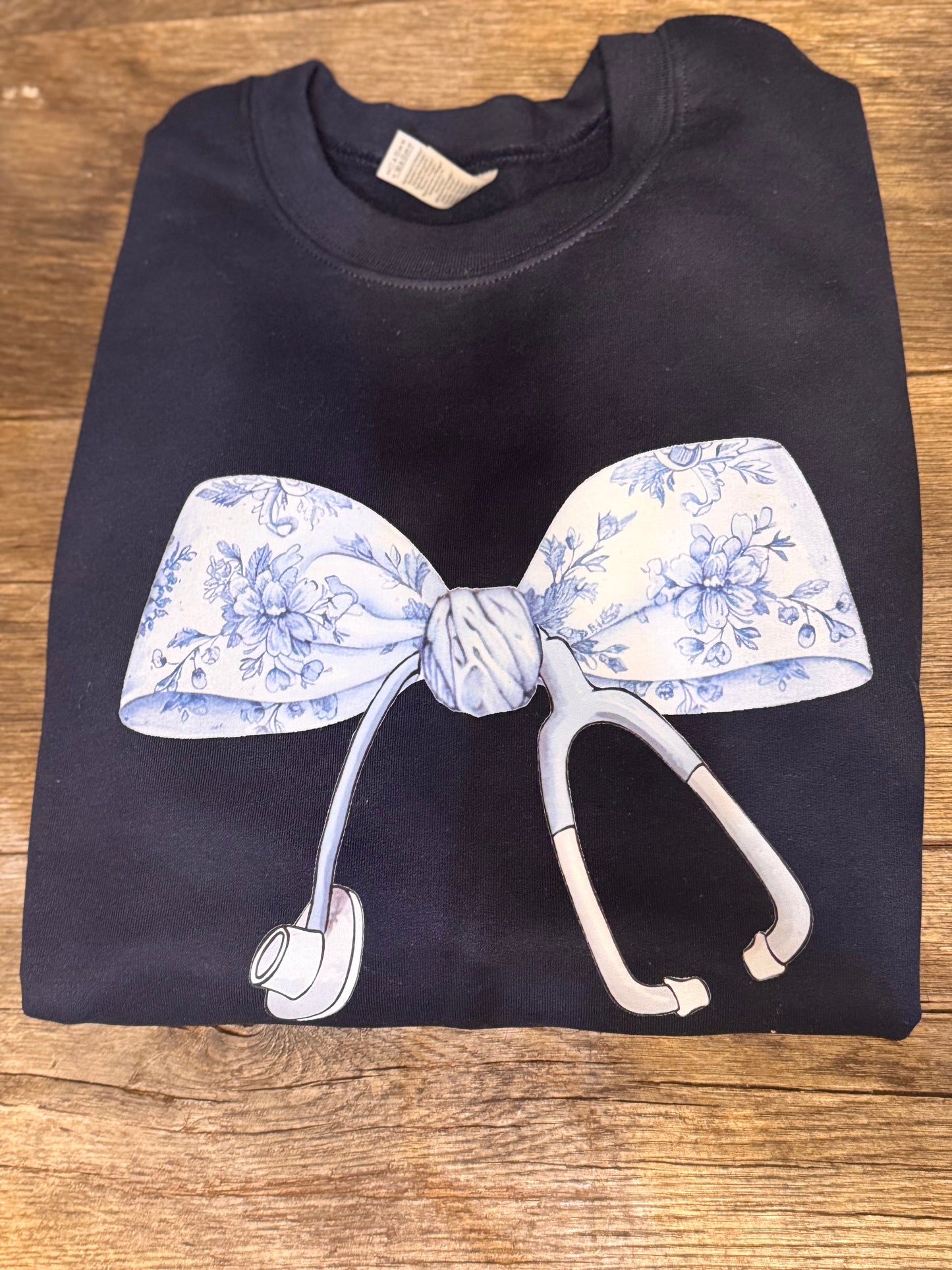 Nurse navy bow
