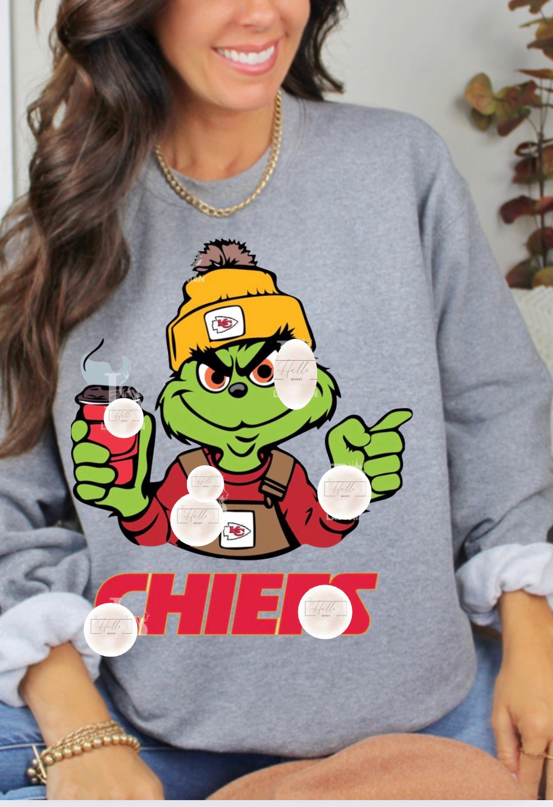 Chiefs Grinch overalls