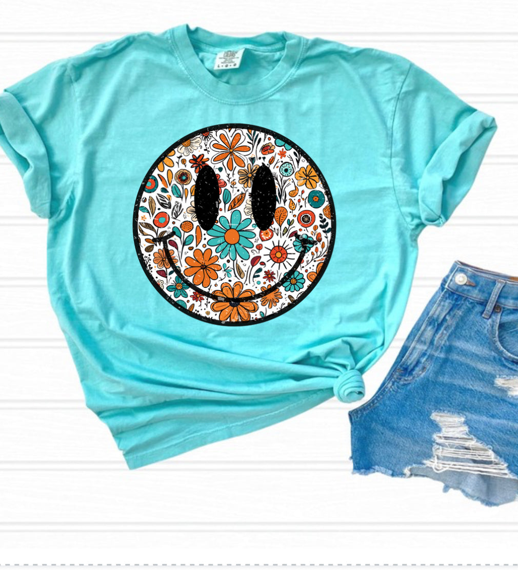 Flower South Smiley Comfort Colors