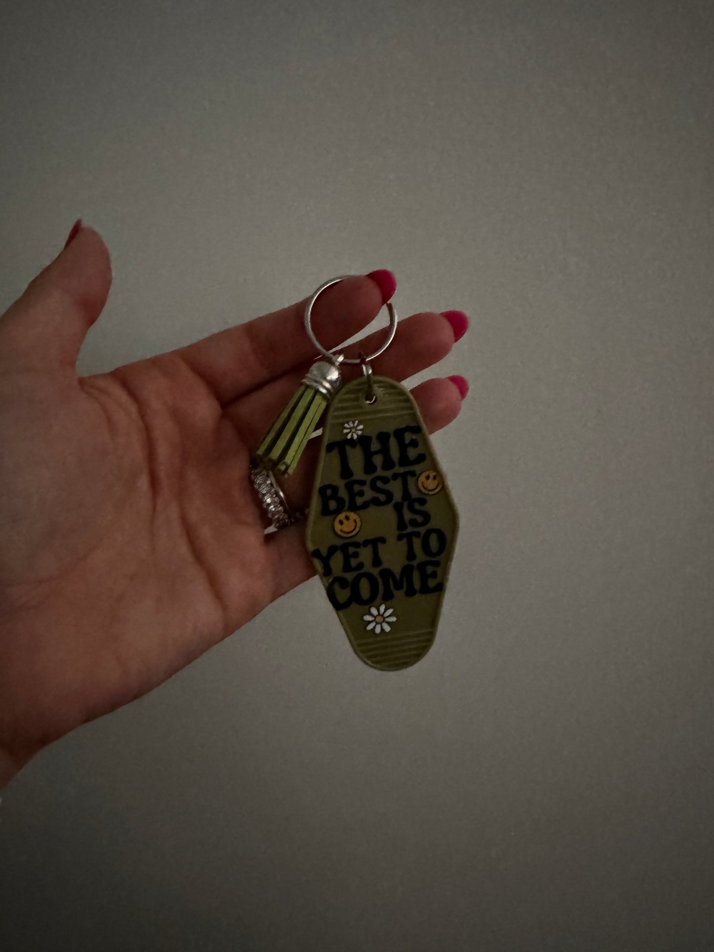 Keychain the best is yet to come