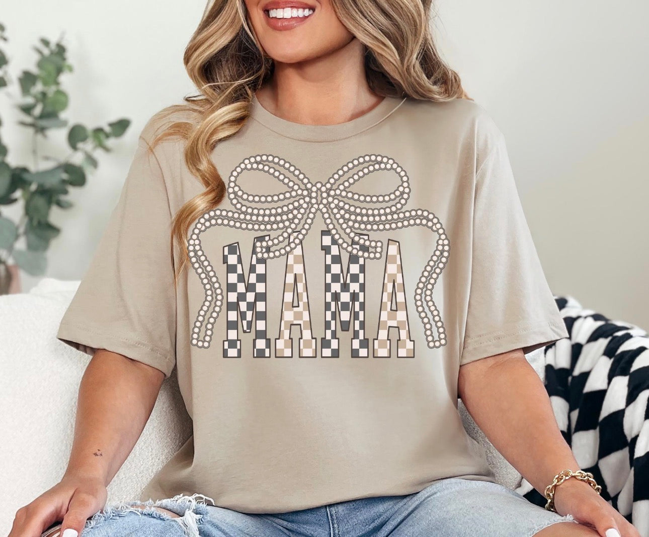 Mama Pearl Bow Short sleeve