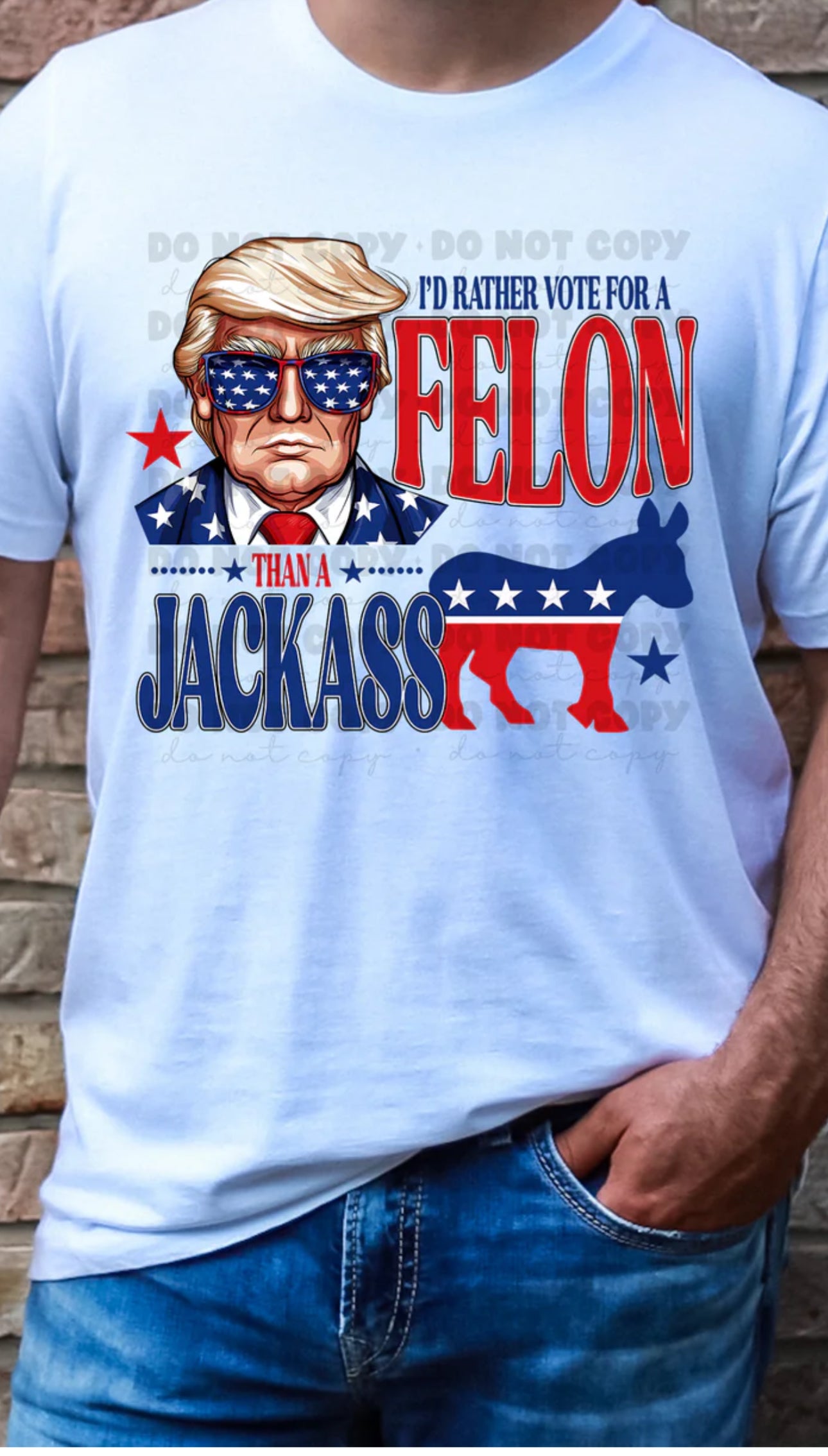 Rather vote for a felon trump style
