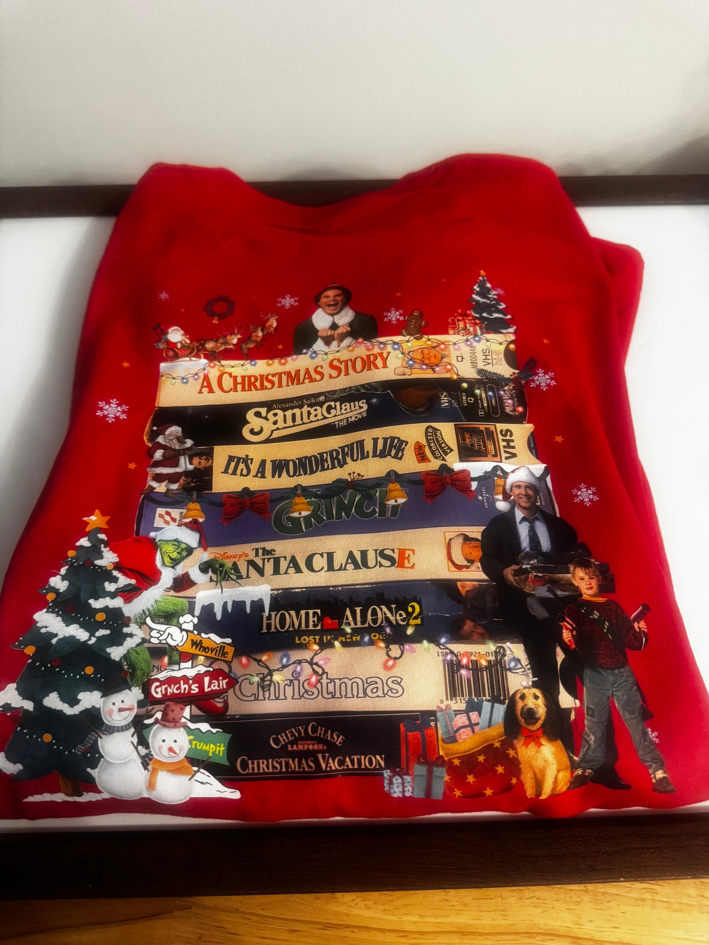 Merry Christmas movies front and back