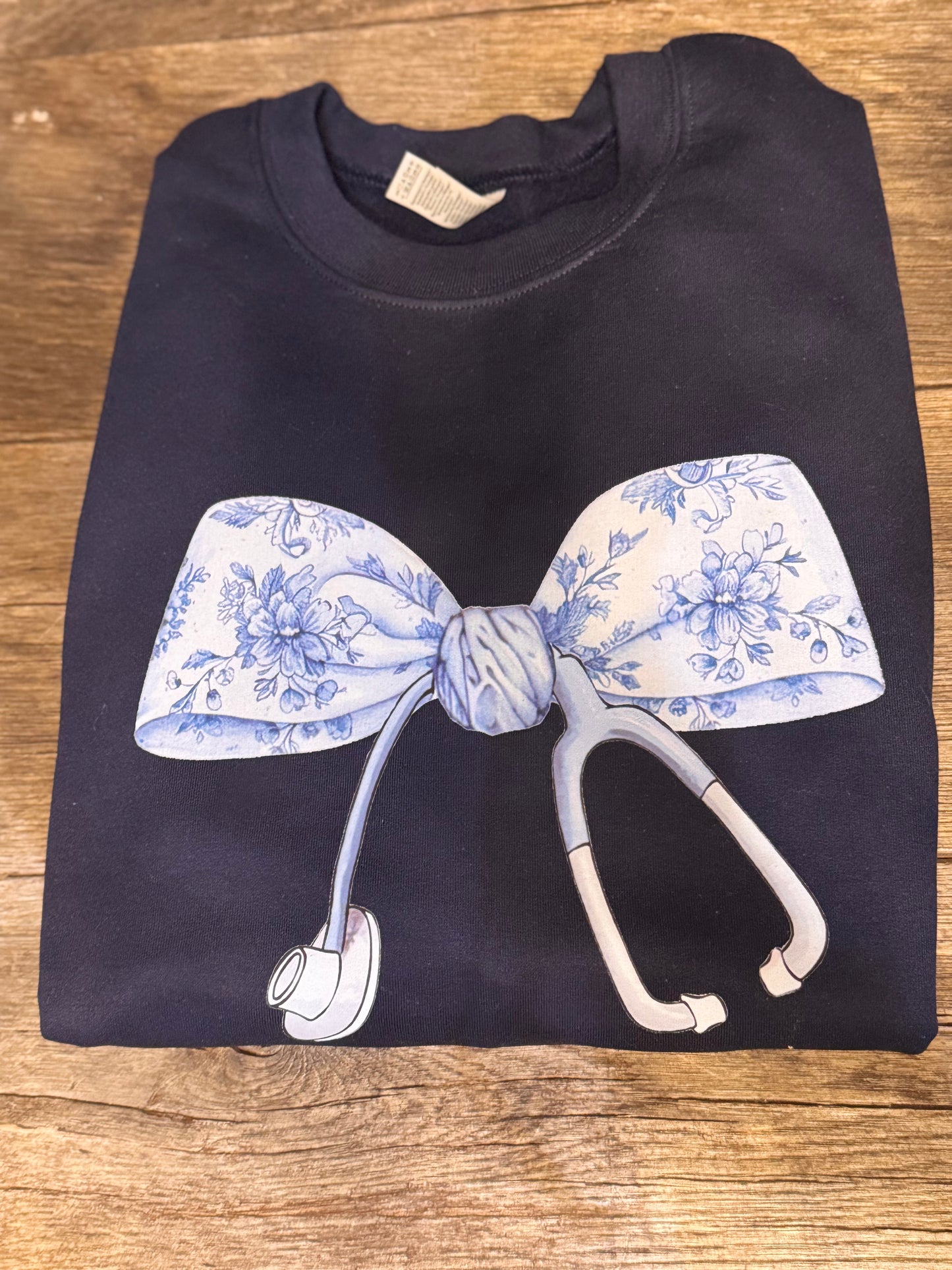 Nurse navy bow