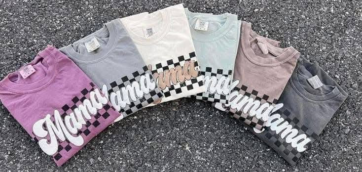 Nurse Comfort Colors Retro Checkered