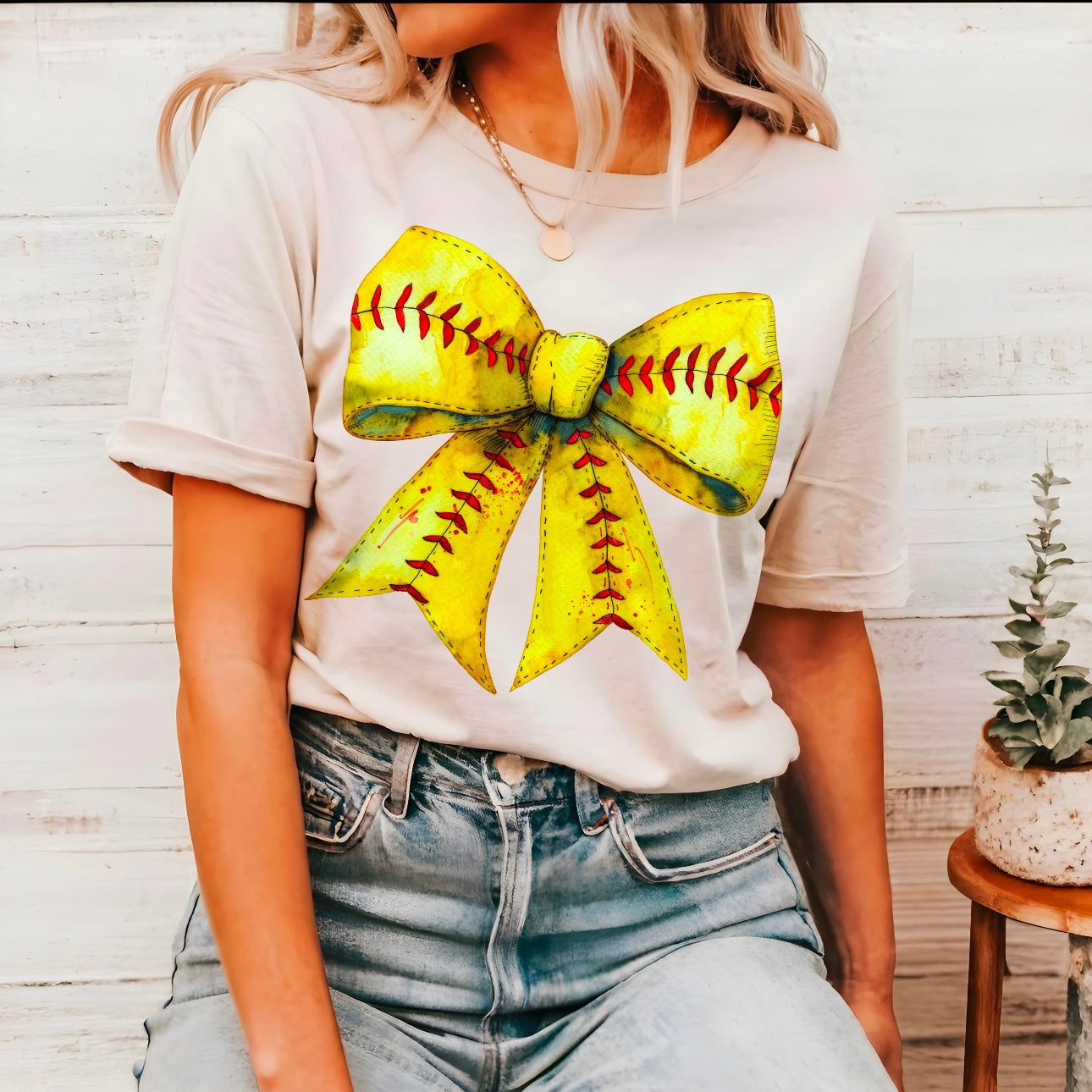 Softball bow
