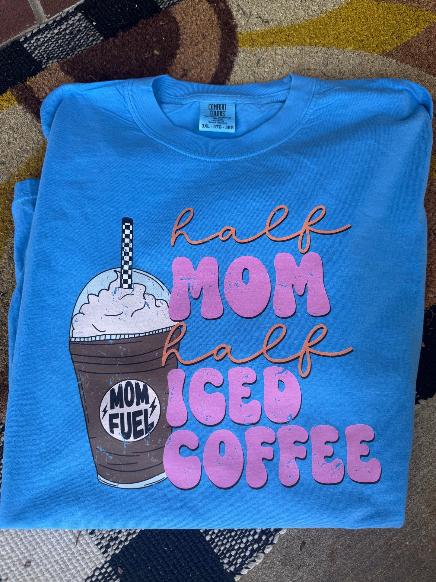 Half mom half iced coffee