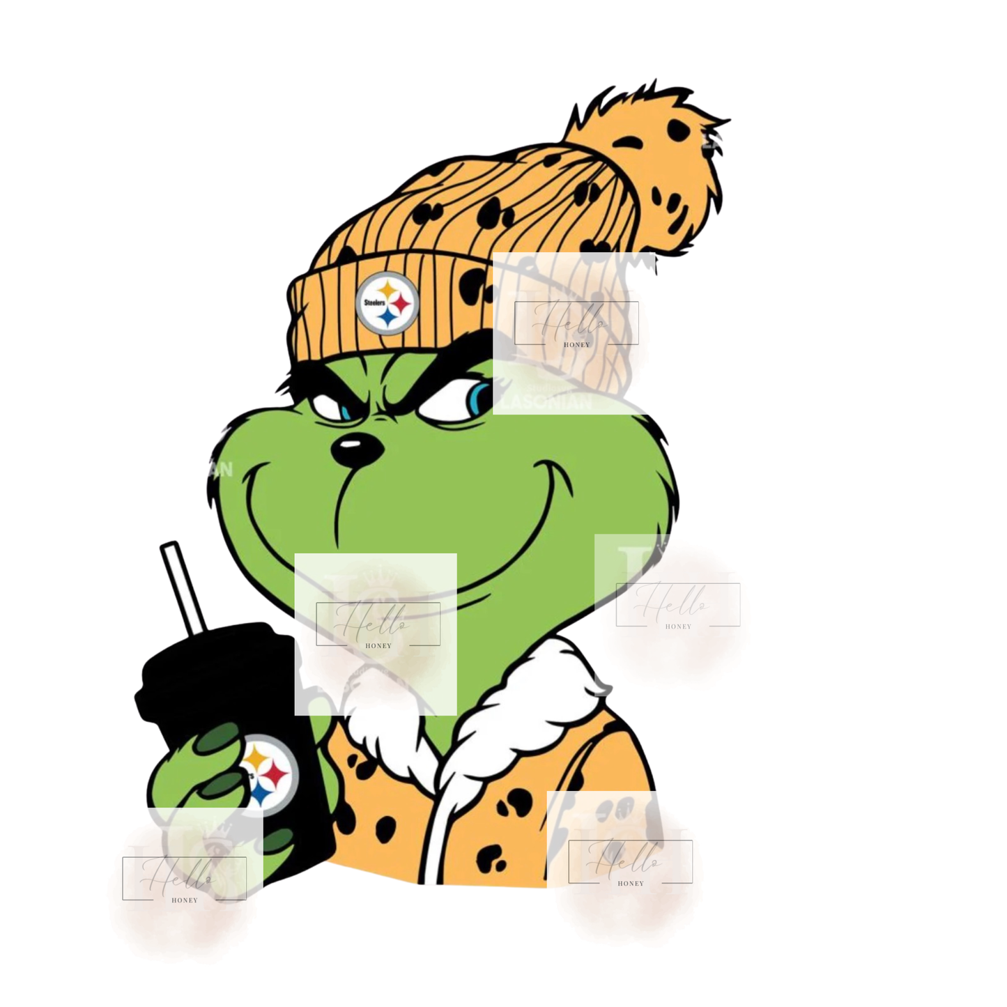 Steelers Grinch Christmas