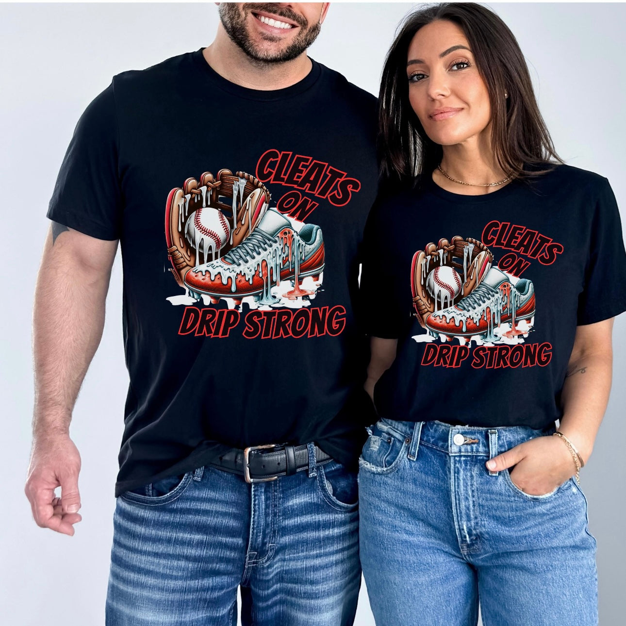 Cleats on Drip Strong (Adult and Kiddos )