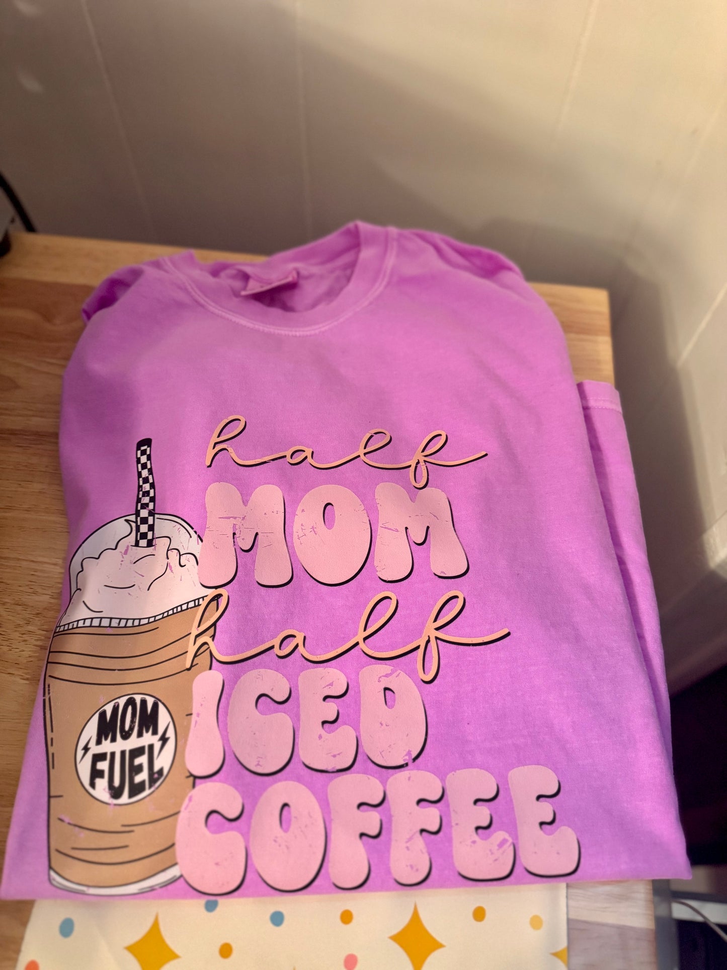 Half mom half iced coffee