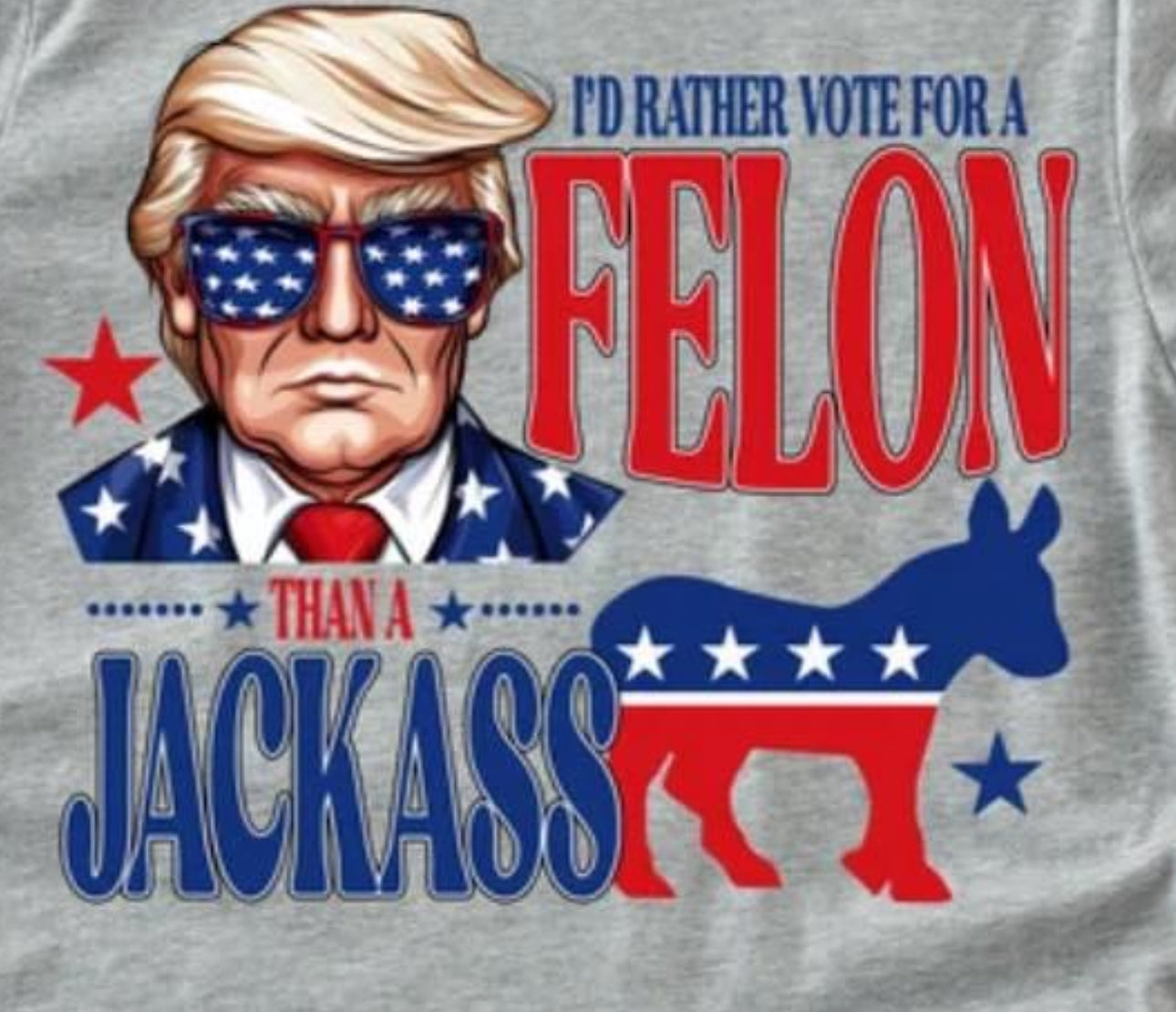 Rather vote for a felon trump style