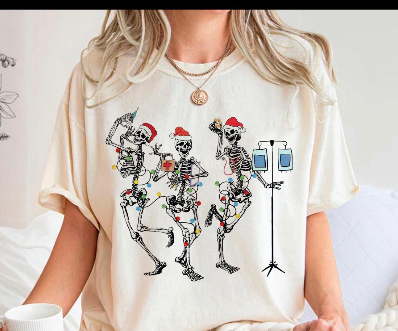 Dancing Skeleton IV bag Christmas