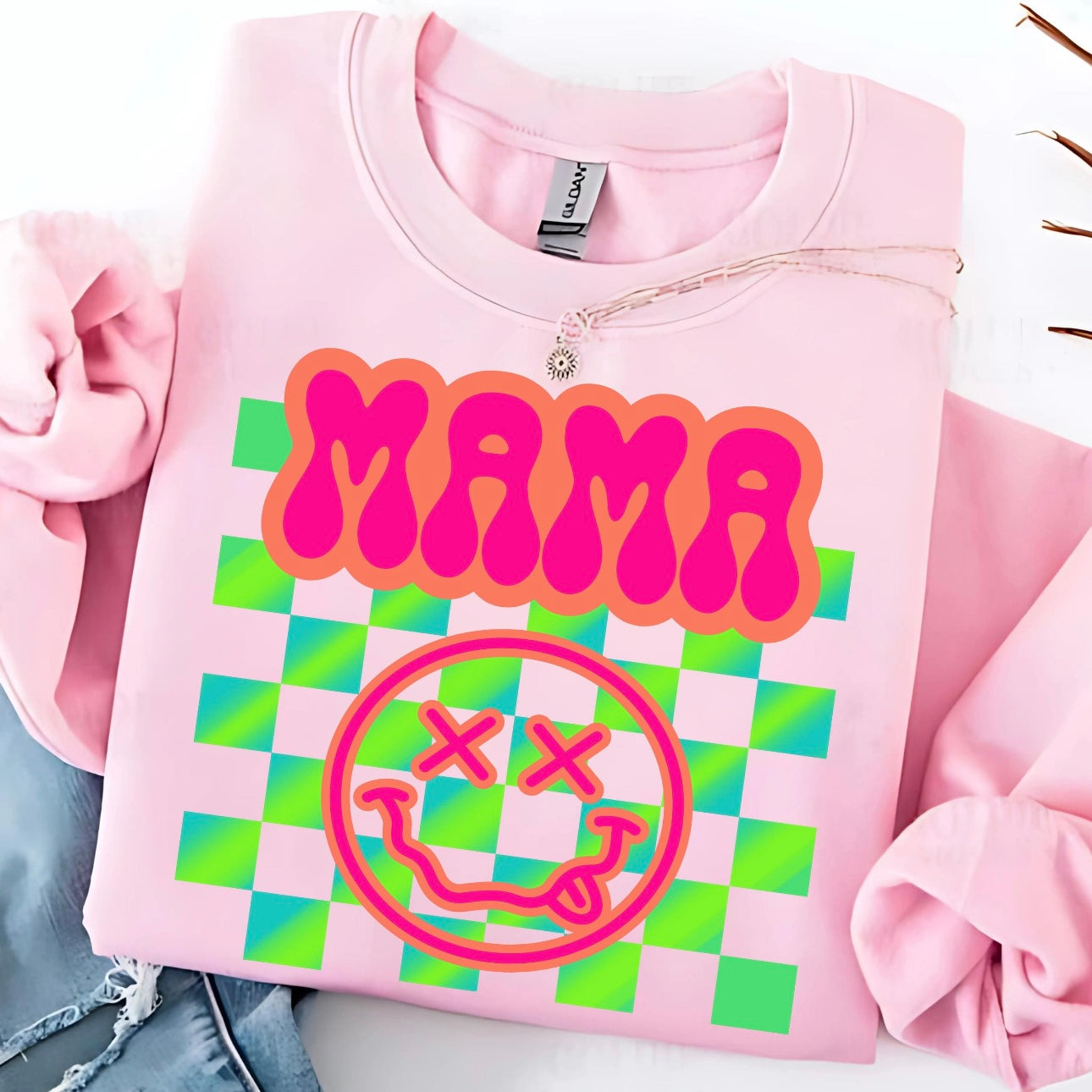 🎉Mama Green Retro🎉comfort Colors