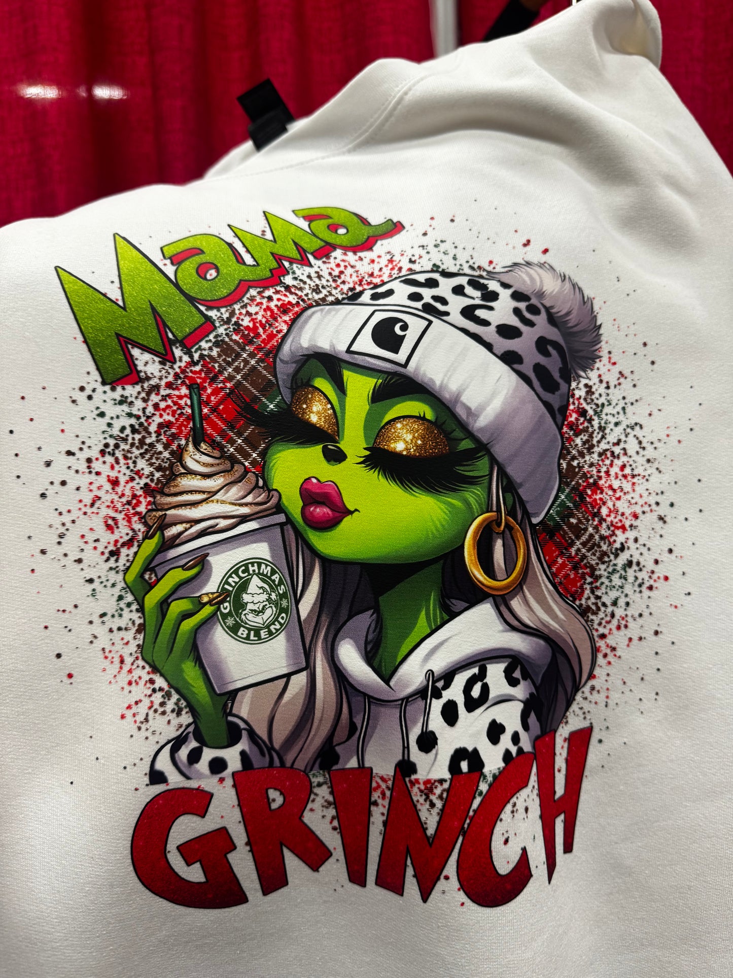 mama grinch coffee sweatshirt
