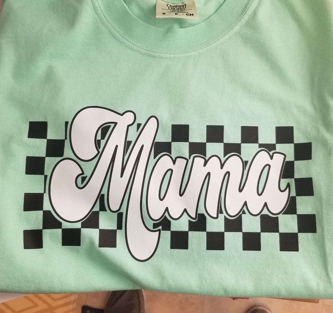 Nurse Comfort Colors Retro Checkered