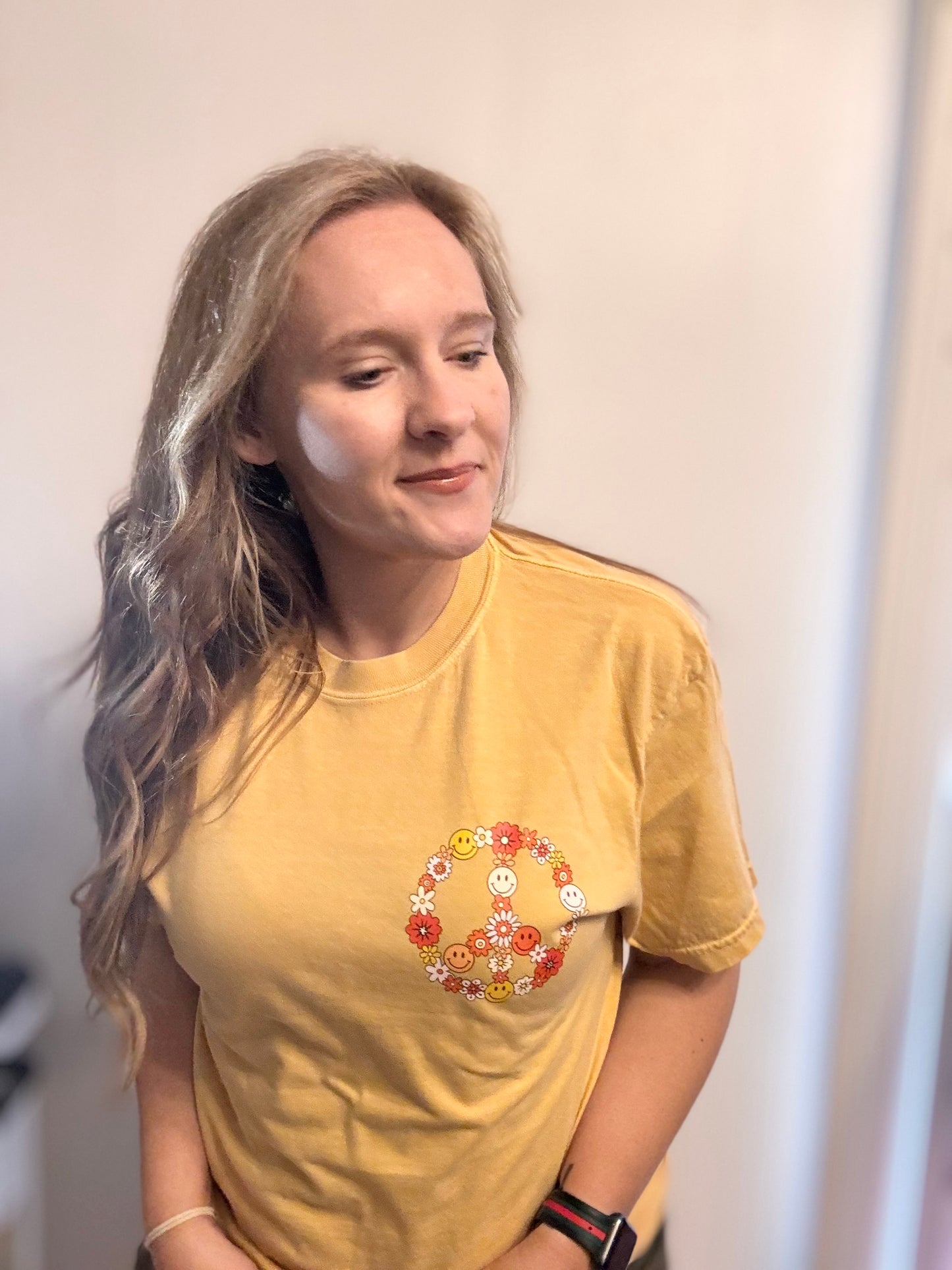 Flower Fall Pocket Short sleeve