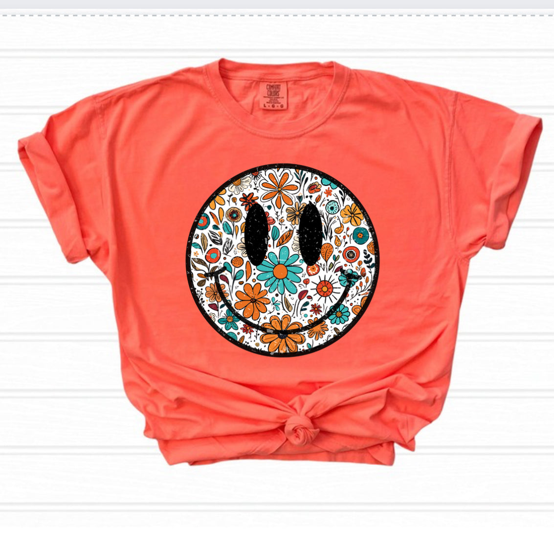 Flower South Smiley Comfort Colors