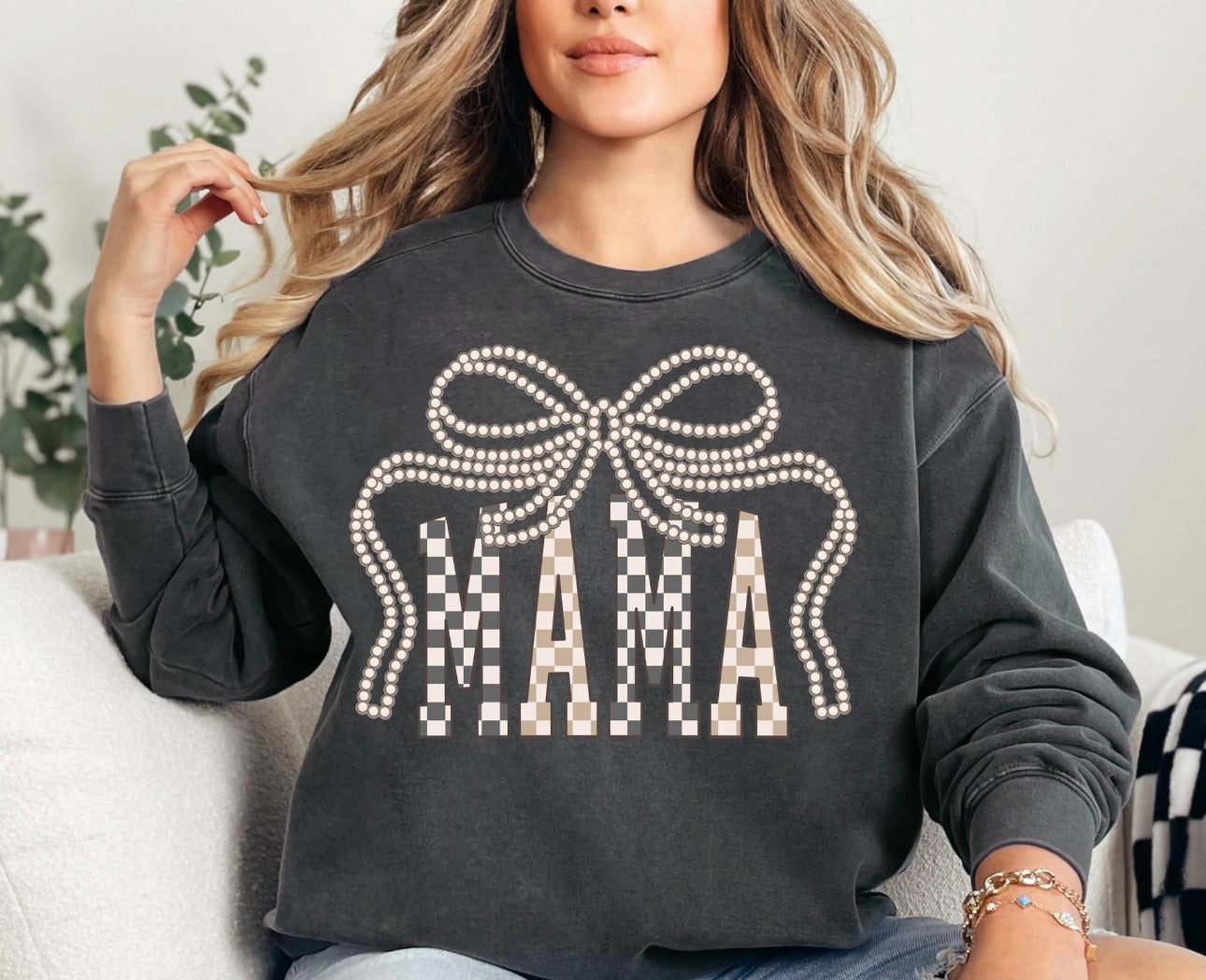 Mama Pearl Bow Short sleeve