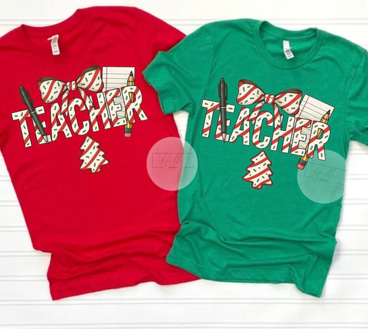 Teacher Christmas Cake 🎂