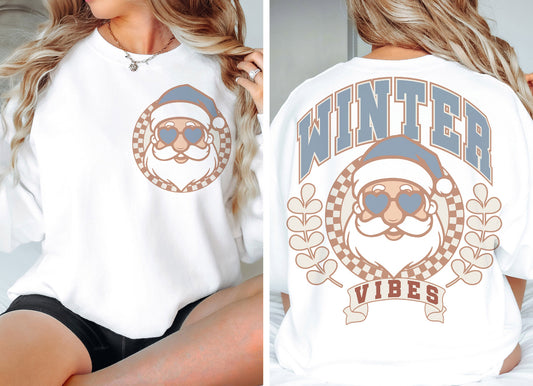 Winter Vibes Santa Sweatshirt