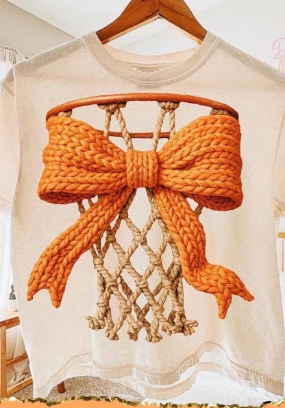 Crochet Basketball 🏀 Hoop Bow