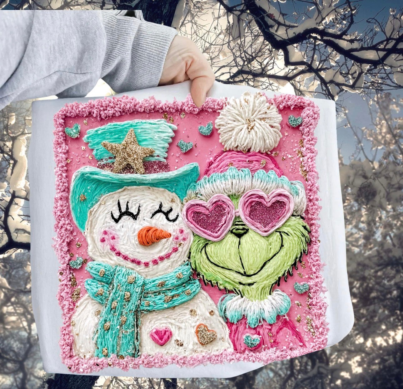 Snowman ⛄️ Grinch ❤️