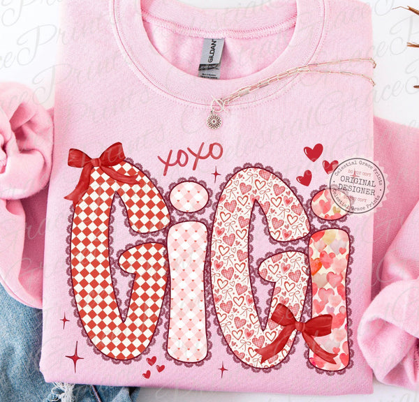 XO Special Names XO 💋 GIGI MAMA MIMI NANA Short Sleeve