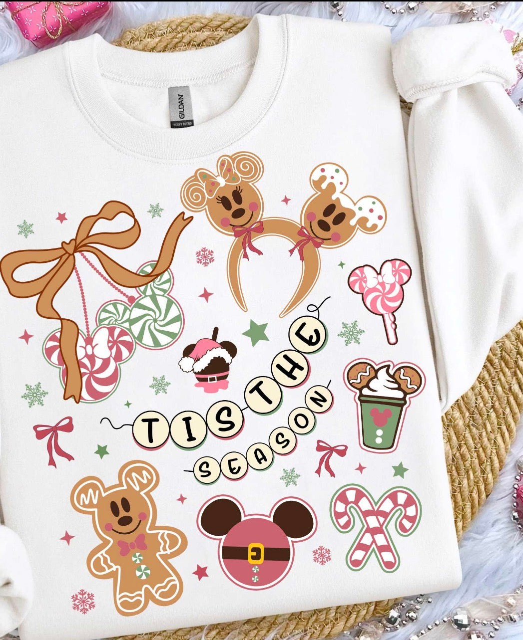 Tis The Season Christmas Cookie