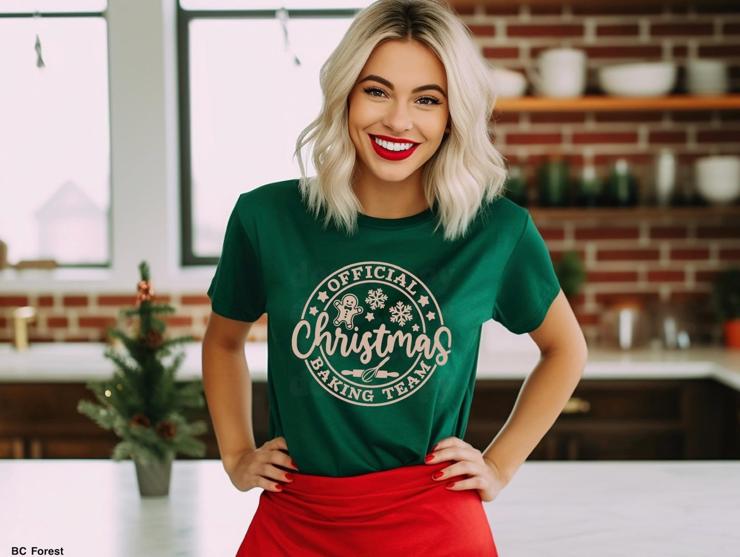 Christmas baking Black Friday Short Sleeve Only Christmas green