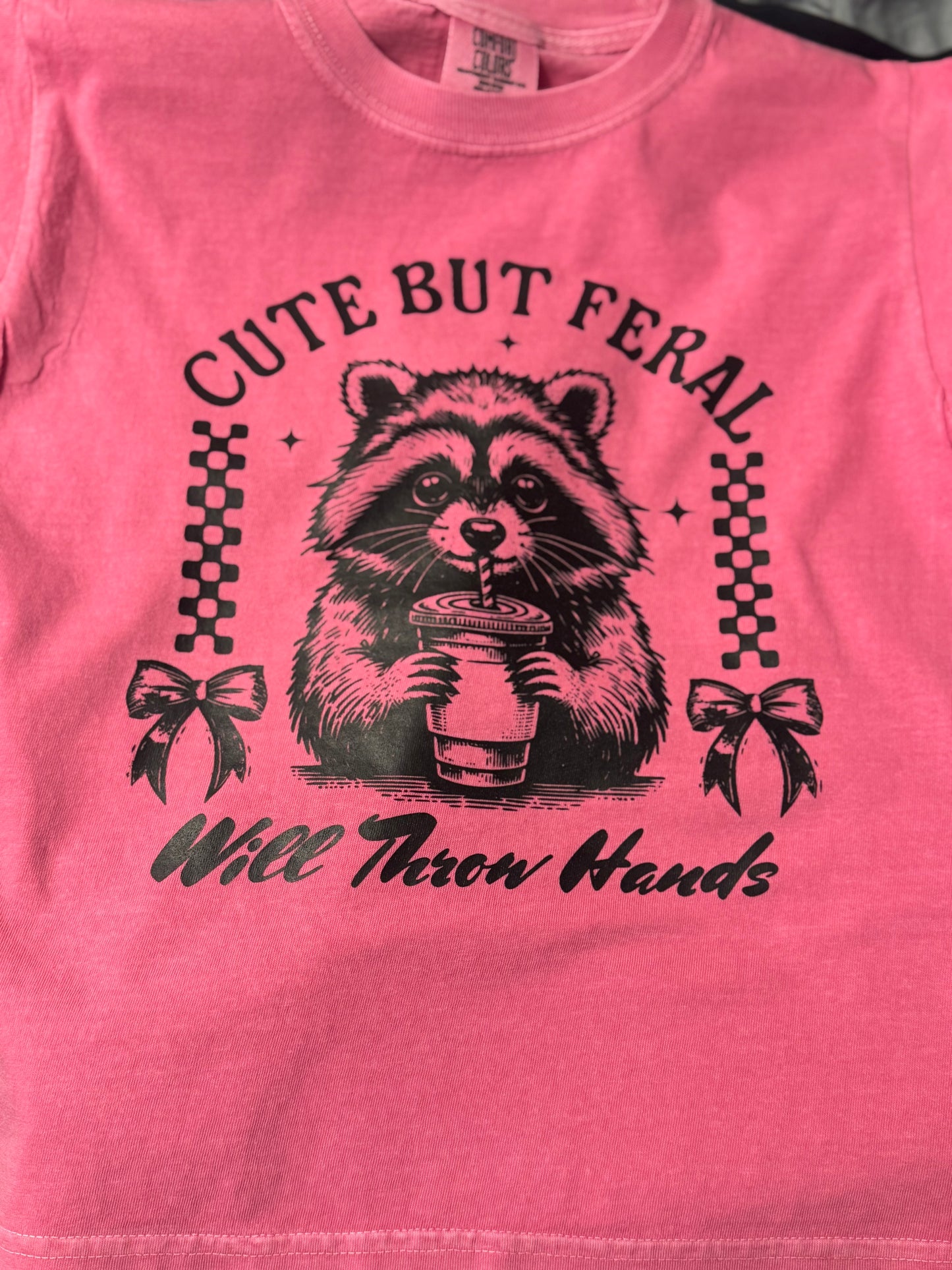 Youth Medium 10/12 Short sleeve cute but feral