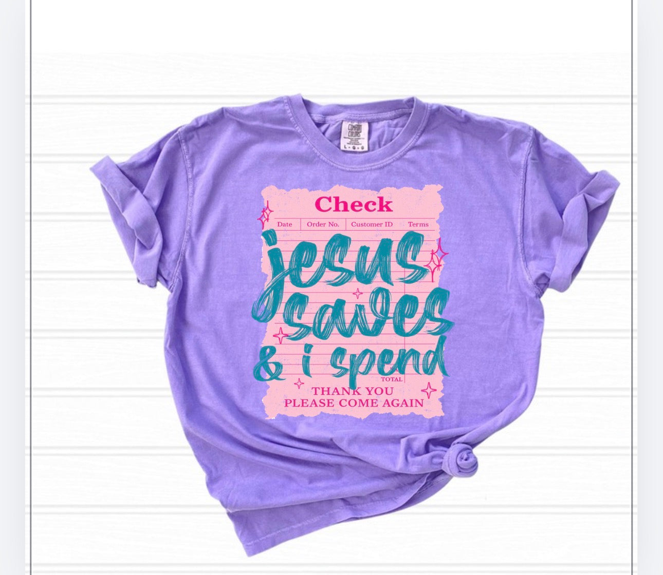 Jesus saves and I Spend