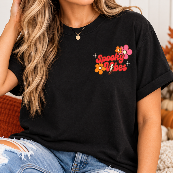 Spooky Vibes Black Short Sleeve