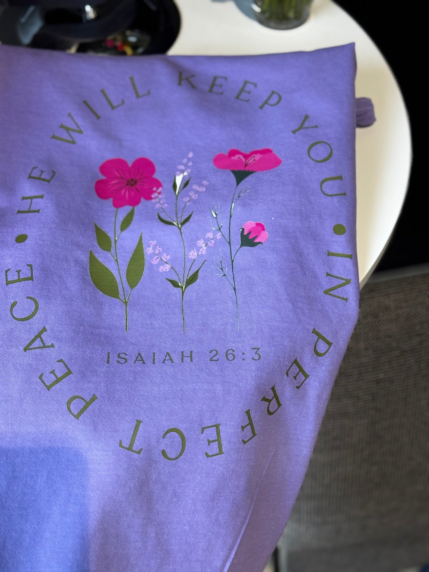 He will keep you , Peace Flower