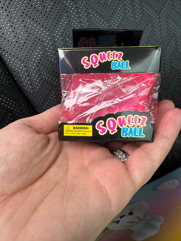 Squishy ball cube pink