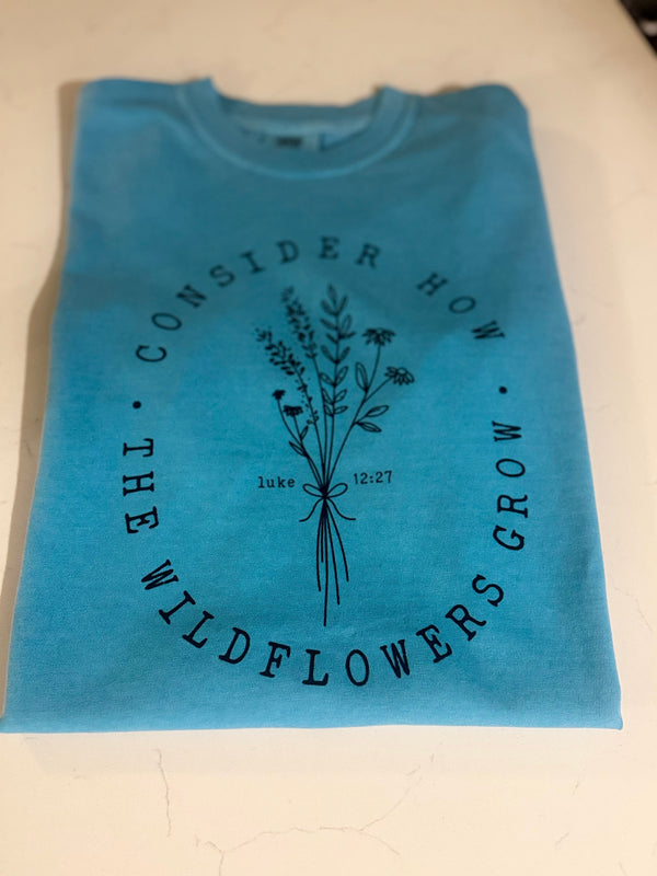 Consider how the wildflowers grow