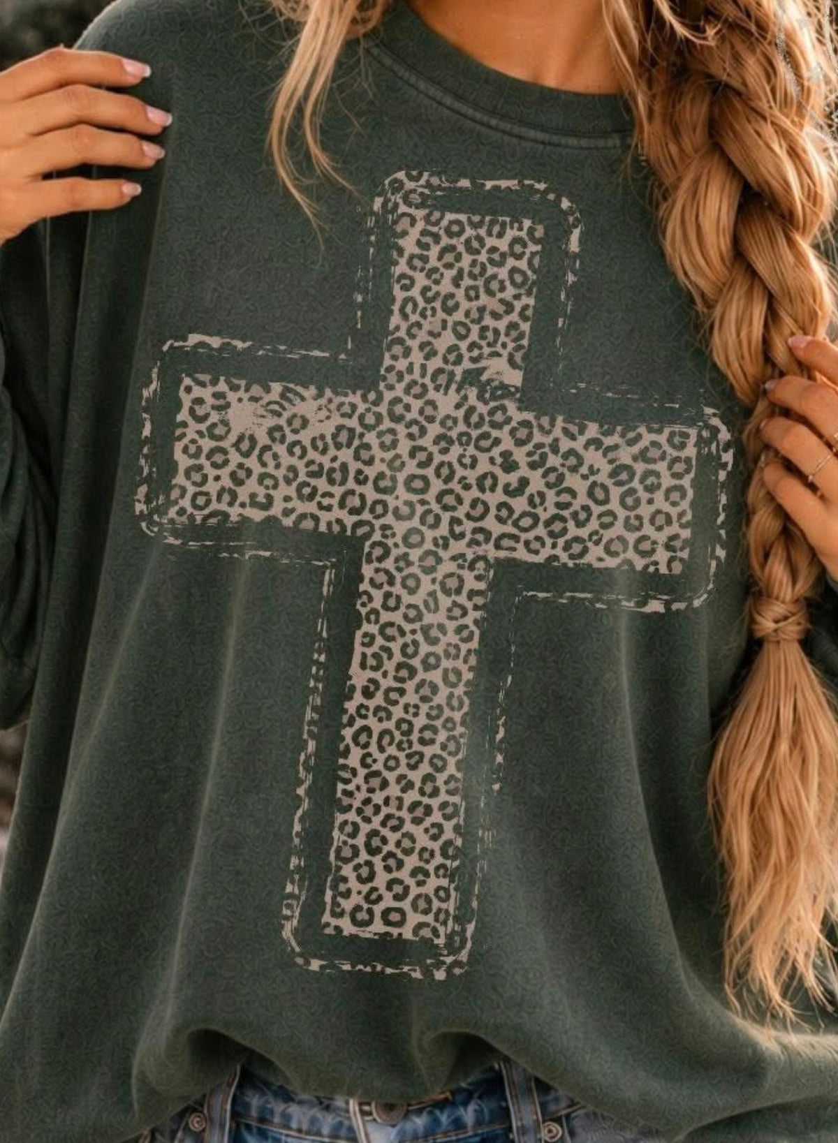 leopard print Cross