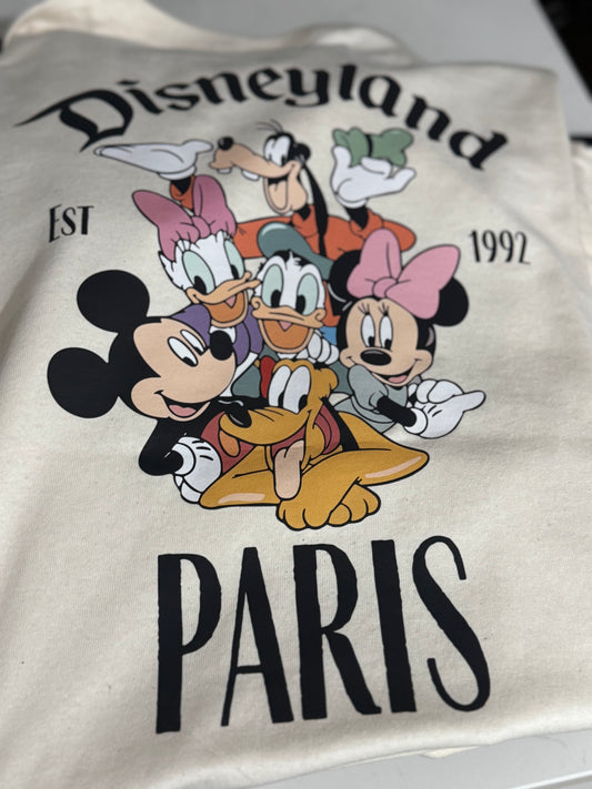 Disneyland Paris with characters