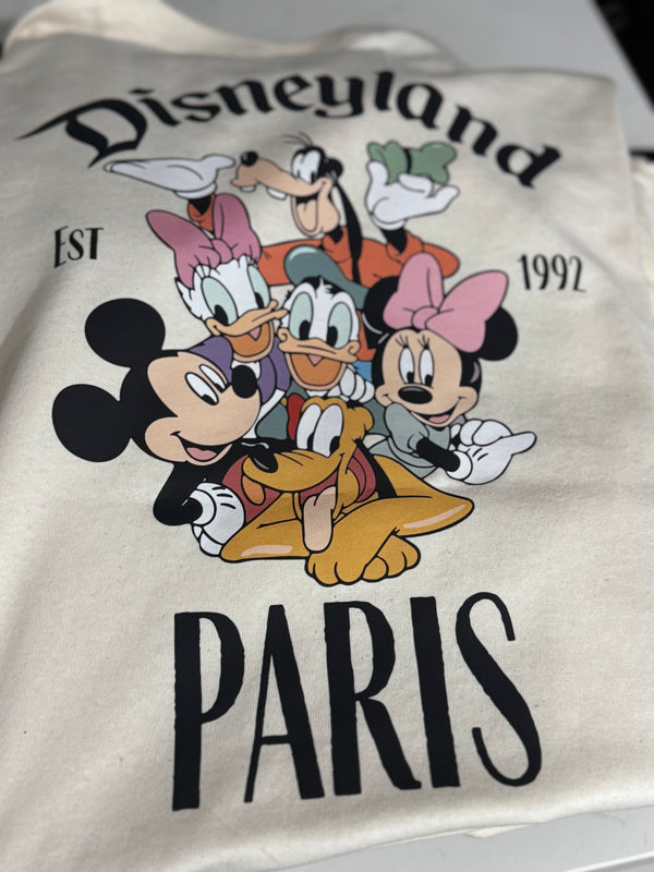 Disneyland Paris with characters