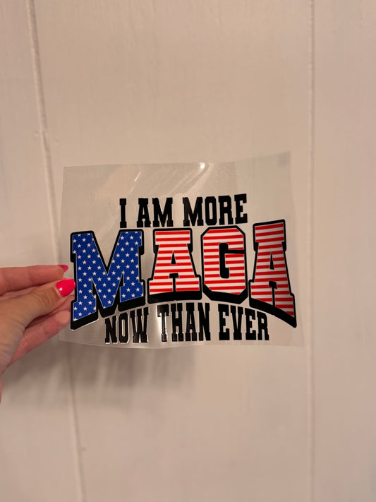 More maga than ever  Decal Trump