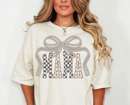 Mama Pearl Bow Short sleeve