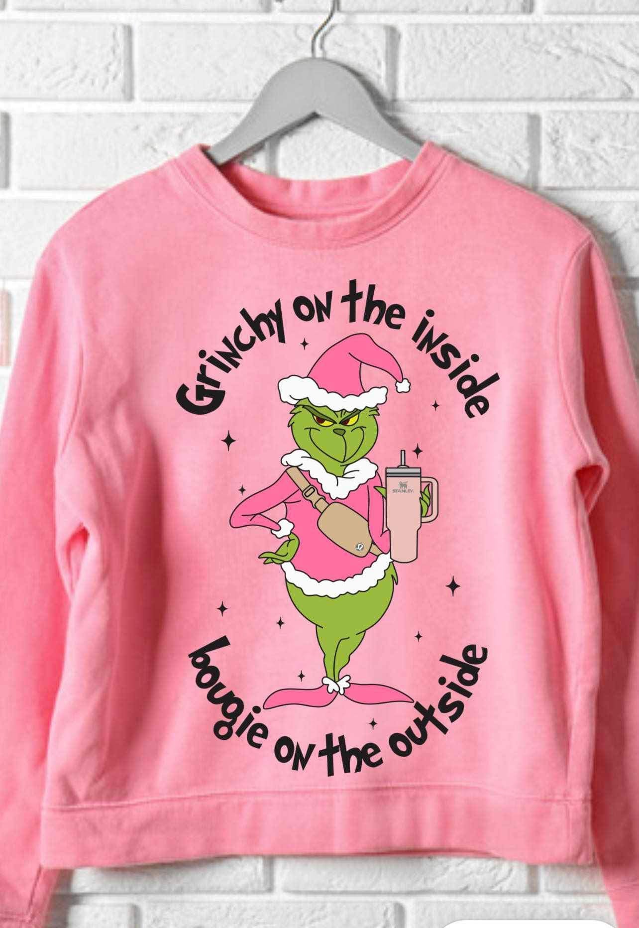 Grinchy on the inside bougie on the outside 🎄