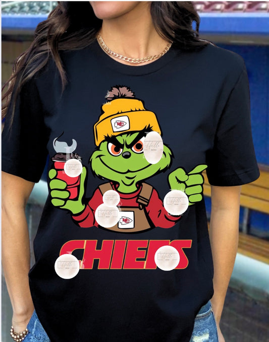 Chiefs Grinch overalls