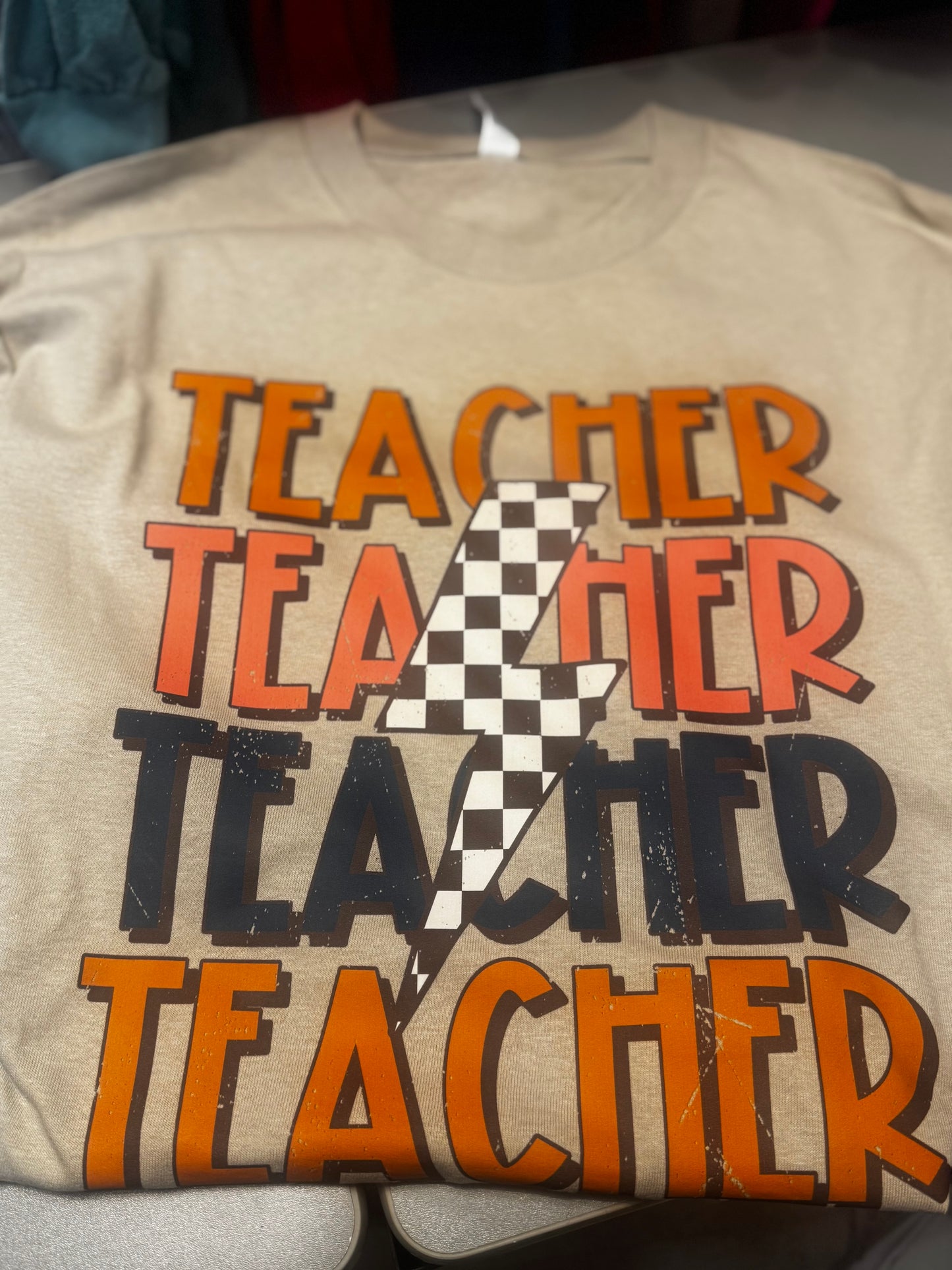 Teacher Teacher Lighting Bolt