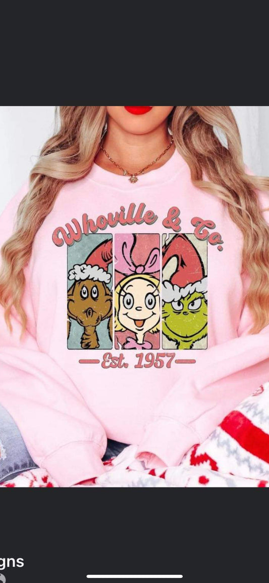 Whoville Sweatshirts AND T SHIRT