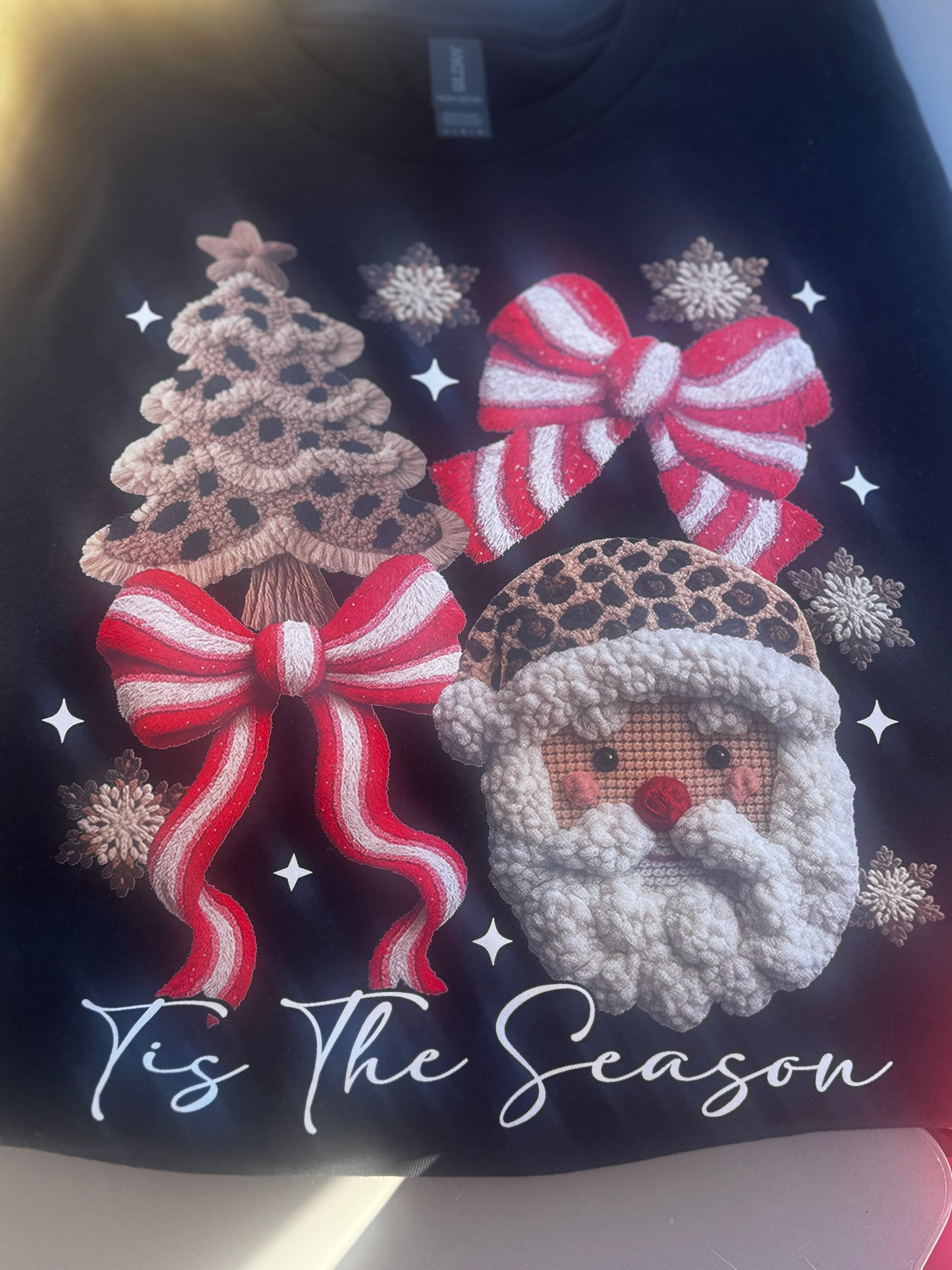 Tis the Season Santa and bows