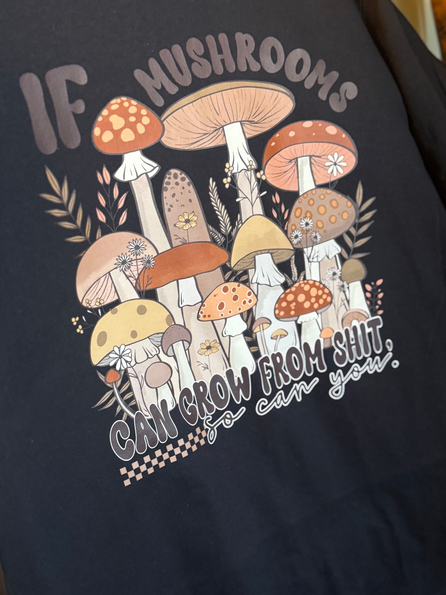 Medium If Mushrooms can grow